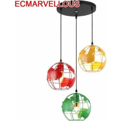Hanglampen Industrial Lampara De Techo Colgante Moderna Crystal Hanging Lamp Loft Luminaria Suspension Luminaire Pendant Light