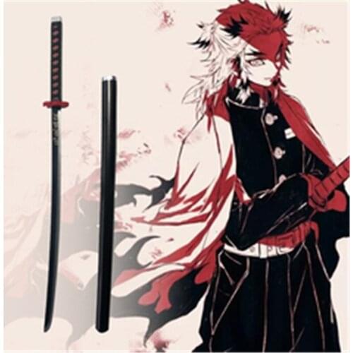 Cosplay Kimetsu no Yaiba Sword Prop Demon Slayer God of Fire Sword 1:1 Anime Ninja Knife PU 104cm Prop Weapon Halloween Gift