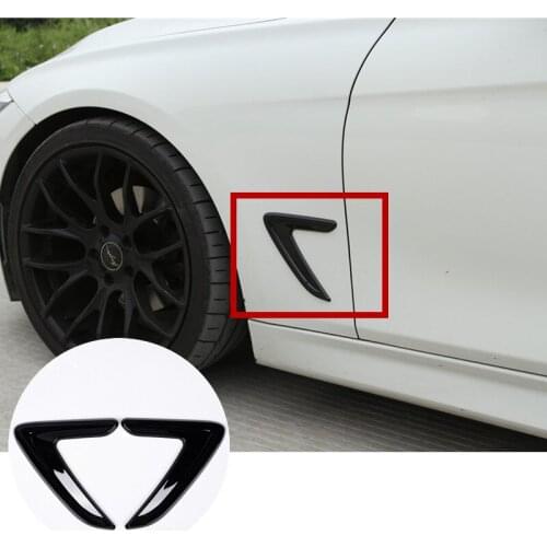 For BMW 3 Series F30 F31 ABS Fender Side Air Vent Outlet Cover Trim 2013-2018 2pcs Car Accessories Interior Car Decor Car Trim