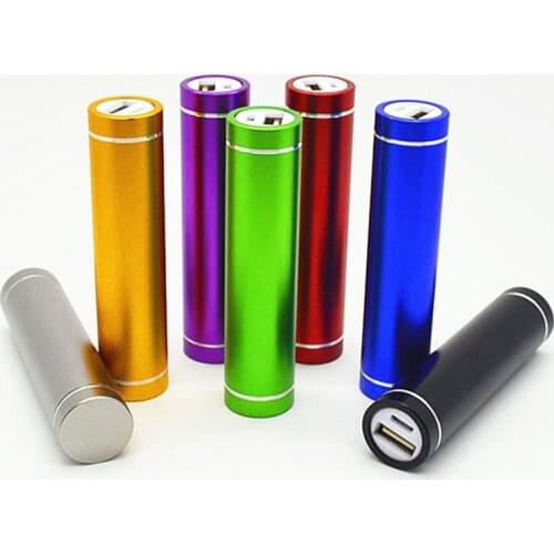 USB Metal Power Bank Box Case Kit Universal 5V 1A DIY Storage Box Suit 1X18650 Bank Battery External Charger for Smart Phone