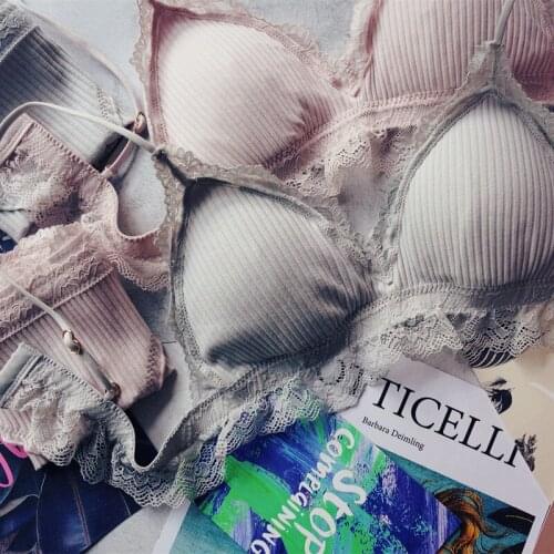 VENUSS BLESSING Fashion 3/4 cup girl underwear Ultrathin Comfortable Lace bralette Wireless bra women for Bra Set wear