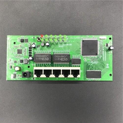 OEM 5/9 port POE router module manufacturer t sell full Gigabit 10/100/1000M POE 48V2A router modules OEM wired router module