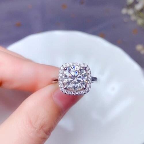 Moissanite fire colour super beautiful, Latest design 925 sterling silver simple style