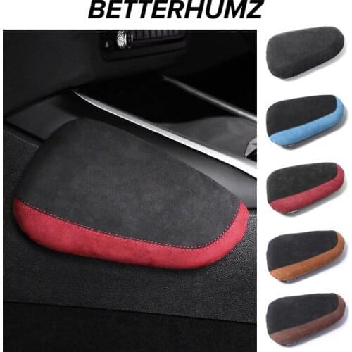 BETTERHUMZ Alcantara Wrap For Dodge Charger Ram 1500 Challenger Durango Journey Car Leg Cushion Knee Pad Universal Thigh Support