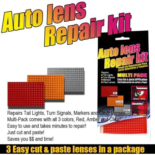 New Lens Repair Film Kit Universal Slit Lamp Cover Scratch-resistant Tail Lamp Suitable for Car Lights Etc Car Refurbishing Tool
