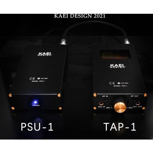 Original KAEI TAP-1 Portable Desktop Full Balanced Headphone Tube Amp 4900MW + PSU-1 Hifi Linear Power Supply（Advance sale