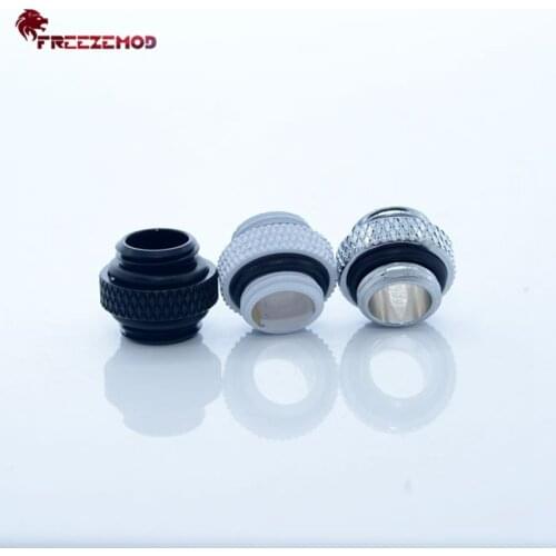 FREEZEMOD G1/4 ''Mini Dual External Thread Connection Double Male Adapter Computer Pc Water Cooler Fitting. HDS-DT10B