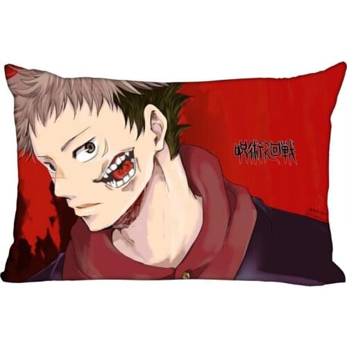 Jujutsu Kaisen Pillowcase 45x35cm(One Side)Rectangle Zipper Pillow Case Print Throw Wedding Decorative Pillowcase Cover 01-11