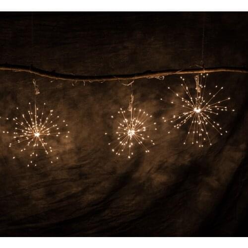50 LEDs DIY LED Fairy String Light Battery Hanging Starburst Holiday Light Wedding Decoration Home Christmas Twinkle Light