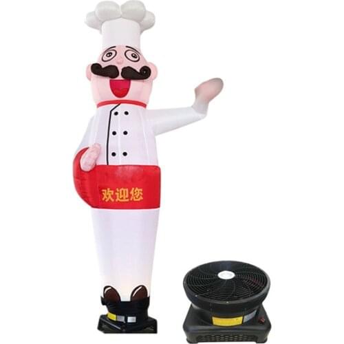 Air Dance Star Advertising Inflatable Chef Sky Dancer Lights Dancing Balloons Dolls Arches Tube Man Outdoor Decoration