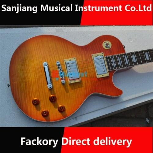 High quality electric guitar,Stander style,Mahogany body with mahogany neck, electric guitar,free shipping