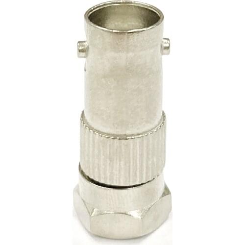 1pcs F Male Plug to BNC Female Jack Connector Straight RF Adapter Q9 Thread TV Connector