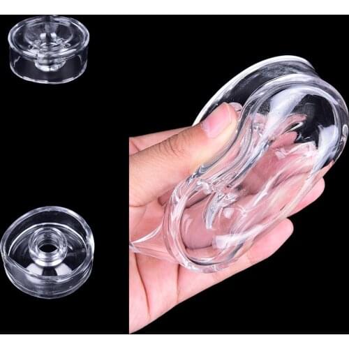 Transparent Comfort Vacuum Cylinder Soft Replacement Suction Donut Sleeve Cover Rubber Seal For Most Penis Pump Enlarger Device