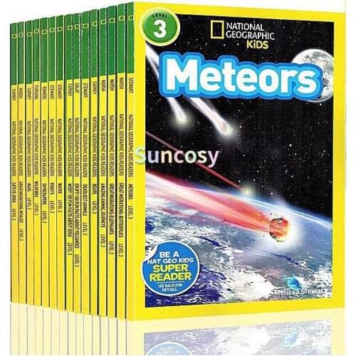 22 Books/set English Learning Picture Book National Geographic Kids Level 3 Let Kid Be Good Reader Children Popular Science Book