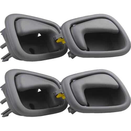 4 Pcs All-round For Toyota Corolla Chevrolet Prizm 1998-2002 Interior Door Handle Inside Door Handles Dark Gray 69206-02050