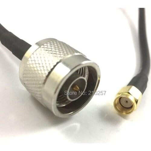5pcs N Male Connector RG58 to rp-Sma Male 50cm Jumper Cable for Wifi Wireless Router