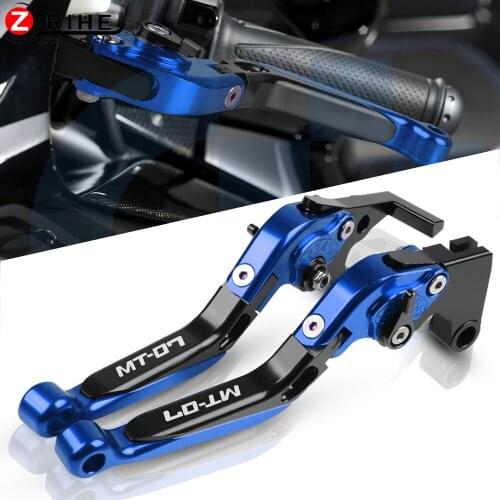 Motorcycle Accessories Folding Extendable Brake Clutch Levers For YAMAHA MT-07 MT07 MT 07 14 2015 2016 2017 2018-2019 2020 2021