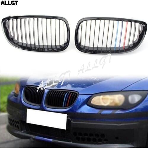 Car Front Center Grille Grills Black fit for 2007 2008 2009 2010 BMW E92 E93 328i 335i 3-Series
