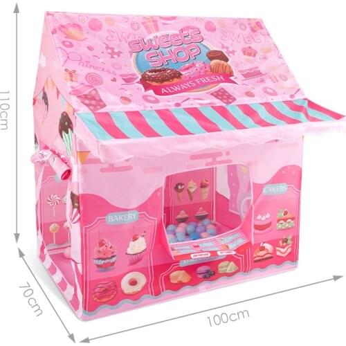 Child Toy tent indoor princess girl marine ball pool toy house girl castle baby play house Tipi Teepee fence for baby gifts