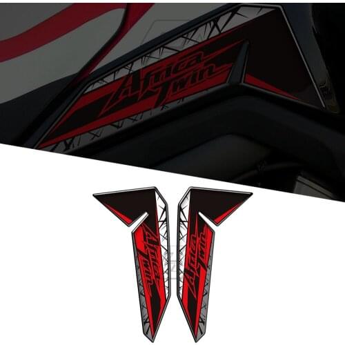 For Honda Africa Twin 2016-2019 3D Resin Motorcycle Side Tank Pad Protection Decals