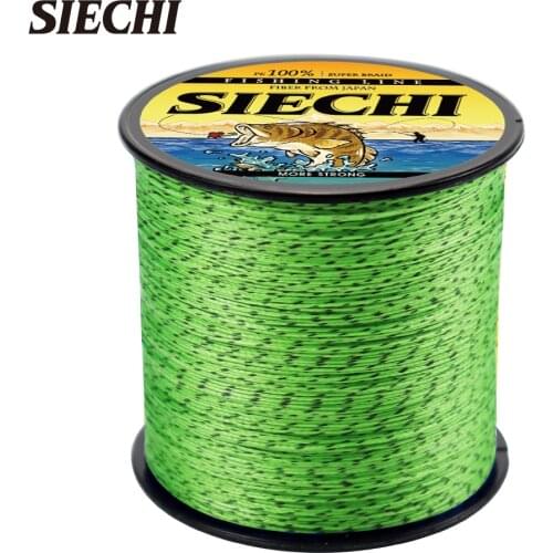 SIECHI Series 8 Strands 300M PE Braided Fishing Line 20-88LB Multifilament Fishing Line Smooth Carp Fishing