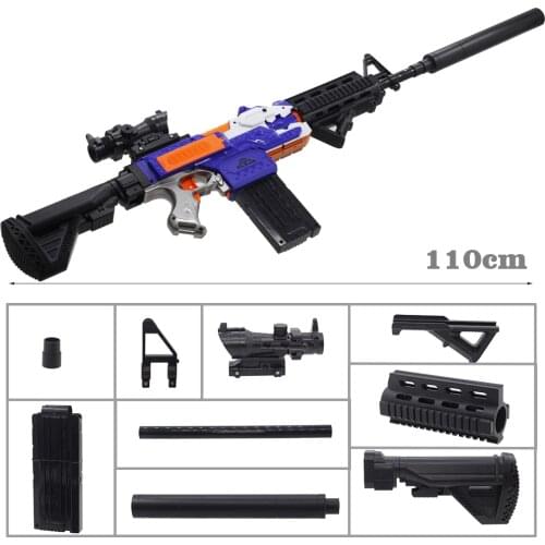 M416 Electric Sucker Soft Bullet Assault Rifle Gun Toy Disassembled Pistol With Bullets And Target For Adults Kids Boys Gift
