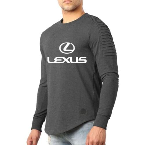 Mens hooded Lexus Car Logo Printing Fashion Spring Autumn High Quality Mens pullover Casual Cotton Mens Sweatshirt