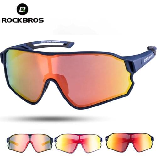 ROCKBROS Polarized Cycling Glasses Bike Sunglasses Men Women Bicycle Goggles Sports Oculos Ciclismo Fietsbril UV400 MTB Glasses
