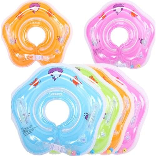 Swiming pool Baby Accessories Swim Neck ring Baby Inflatable Float Ring Safety Infant baby Neck Float Circle Bathing
