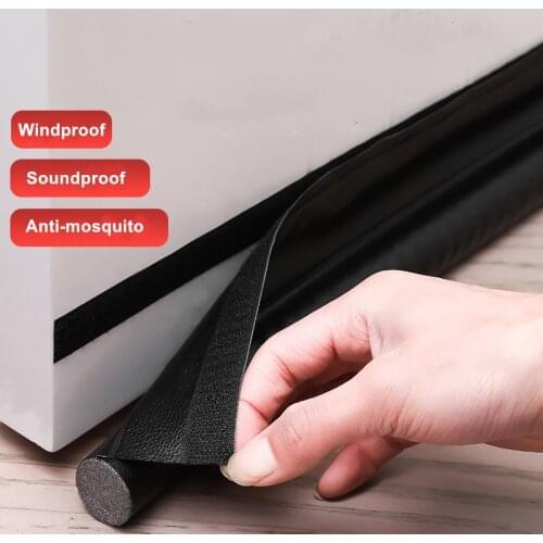 Self-adhesive Under Door Draft Stoppers Weather Stripping Energy Saving Wind Blocker Window Seal Strip Stopper Door Prevent