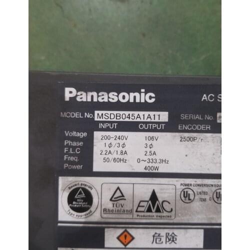 MSDB045A1A11 servo driver , used one, 85% appearance new , good working , free shipping