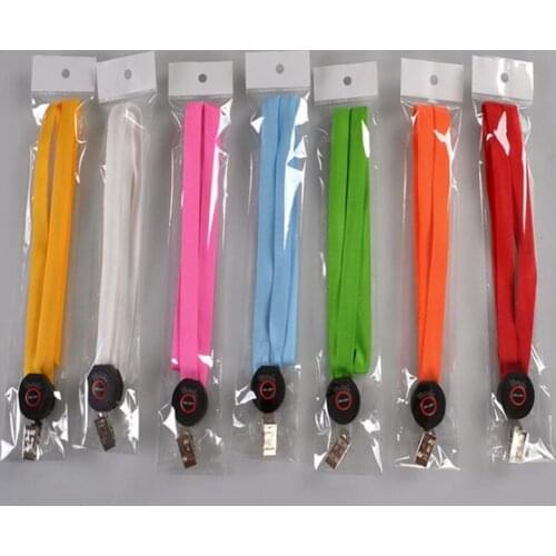 New LED lights with documents lanyard key chain ID badge necklace key chain lanyard party work card lanyard F20172682