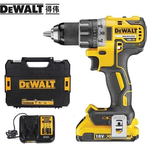 DEWALT Original 18V Lithium Battery DIY Power Driver Variable Speed Electric Screwdriver Impact Cordless Drill with LED Light