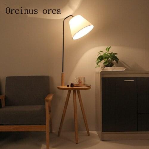 The living room floor lamp bedside lamp floor lamp Nordic creative European vertical shelf lamp Postage free
