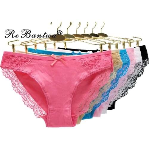 10pcs/set Ladies Panties Sexy Women Cotton Underwear Briefs New Fashion Brand Pink Tangas Mujer Woman Underwear Lingerie Femme