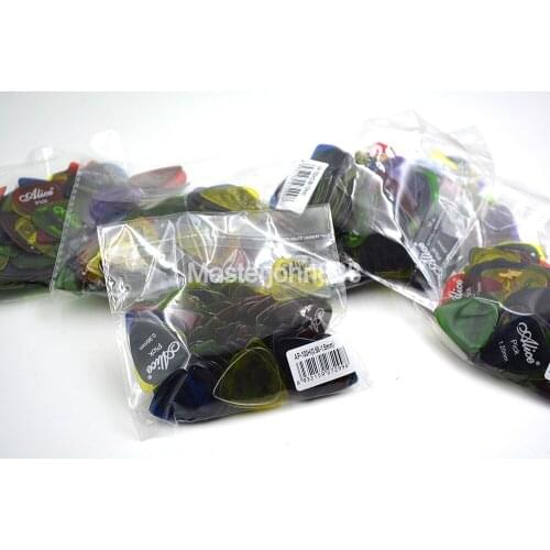 Thousand of Alice Clear Colorful Guitar Picks Electric/Acoustic Guitar Picks 6 Thickness Assorted Wholesales Free Shippng