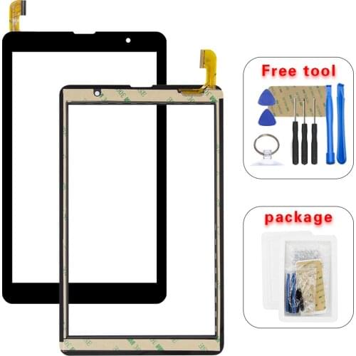 8" Inch Touch Screen Outer Glass Panel For Vortex TAB8 4G MJK-PG080-1637-V1 FPC