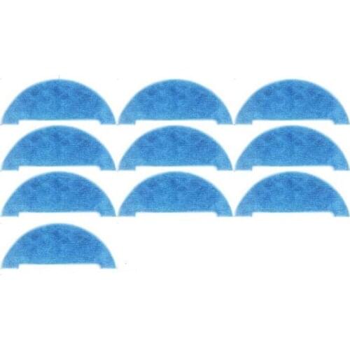 10 Pieces/Lot Vacuum Cleaner Parts Mop Cloth for Chuwi Ilife V8 V8S X750 Robotic Cleaner