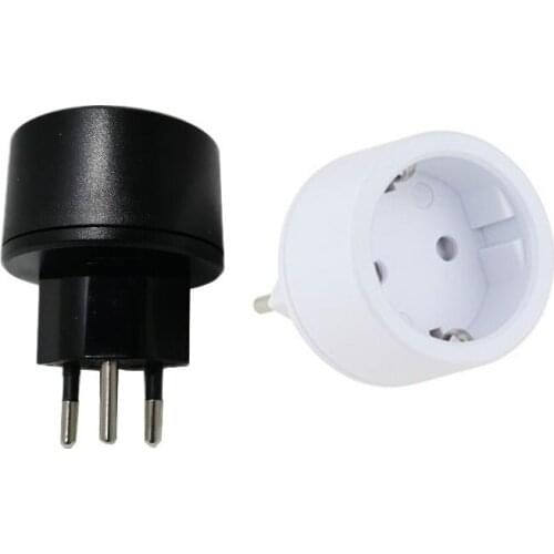 3 pin plug Travel Adapter Europ German TO Swiss plugs 10A 250V Power Plug EU to Swiss Electrical Plug with Fuse