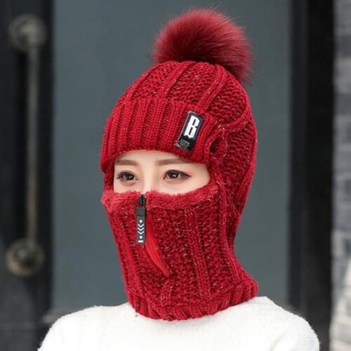 40% Dropshipping!! Knitted Hat Skin-friendly Windproof Woolen Yarn Anti-fade No Brim Knitted Hat for Women