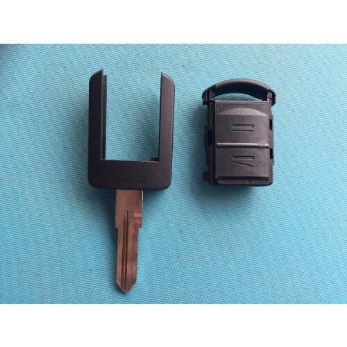 5pcs/Lot of New Replacement Key Case With Uncut HU46 Left Blade For Opel 2 Button Remote Key Shell Auto Car Parts Accessories
