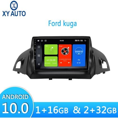 9-inch Quad-core Android 10.0 Car Radio Multimedia Video Player Navigation GPS For Kuga Escape 2013-2016