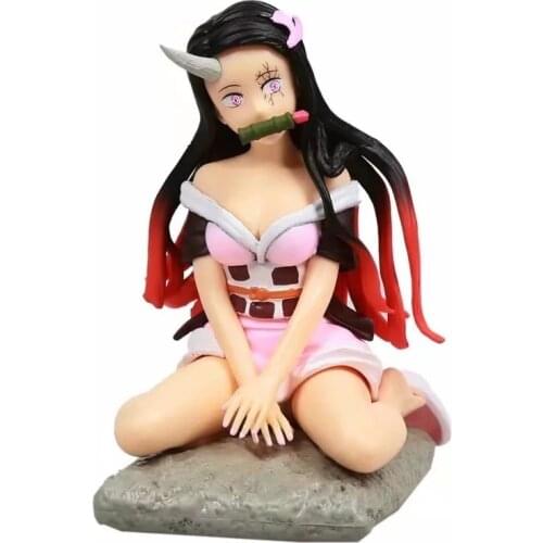 2020 Anime Kimetsu No Yaiba Figure Demon Slayer Doll Collection PVC Model Toys Kamado Nezuko Action Figures Gifts for Kids