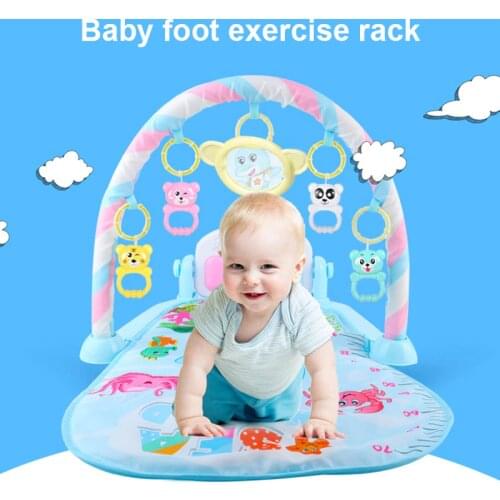 Baby Play Mat Kick Piano Keyboard Music Playing Projection Mat Infant Exercise Education Rack Carpet AN88
