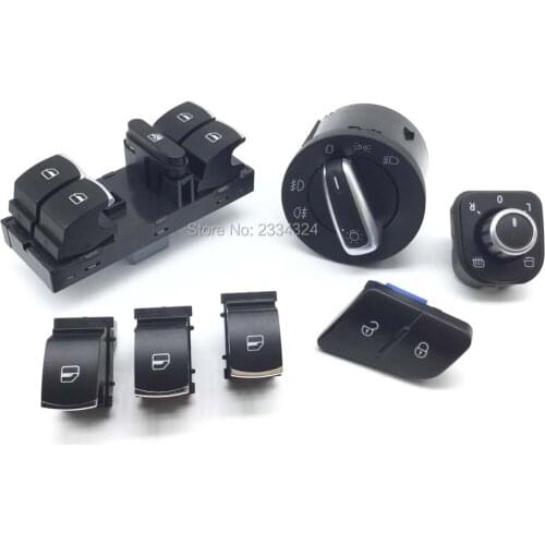 Headlight Master Window Control Switch Button For VW Passat B6 5ND 941 431A,3C0 962 125B,5ND 959 565A,5ND 959 857,5ND959855