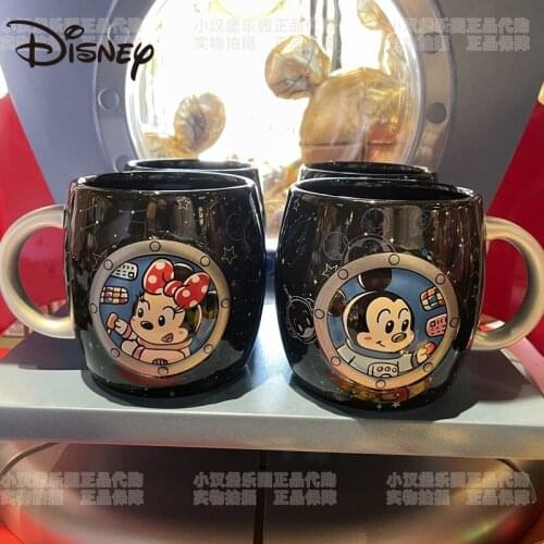 Disney Mugs Cartoon Mickey Mini Creative Ceramic Mugs Home Large Capacity Drinking Mugs mugs coffee cups