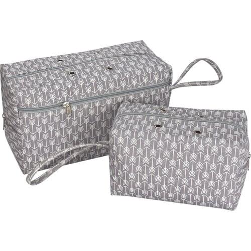 Wool crochet tool storage bag with separate finishing storage bag clothes sweater storage bag