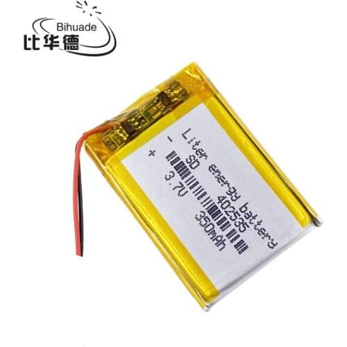 3.7V 310mAh 402535 Lithium Polymer Li-Po li ion Rechargeable Battery cells For Mp3 MP4 MP5 GPS mobile tablet battery