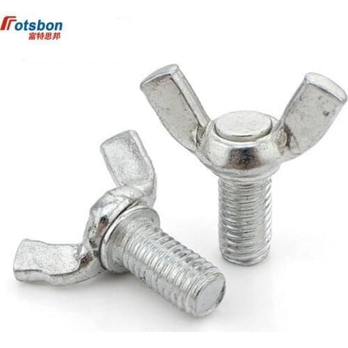 M8/M10 Butterfly Screws Wing Nut Screw Ingot Thumb Claw Hand Tighten Bolt Vis Inoxydable Tornillo Parafuso Schroeven Vida DIN316