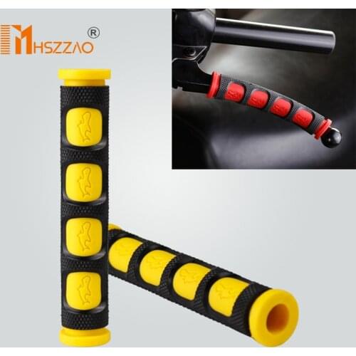 1 Pair Soft Anti-Slip durable Brake Handle Silicone Sleeve Motorcycle Bicycle Protection Cover Protective Handlebar Accessories